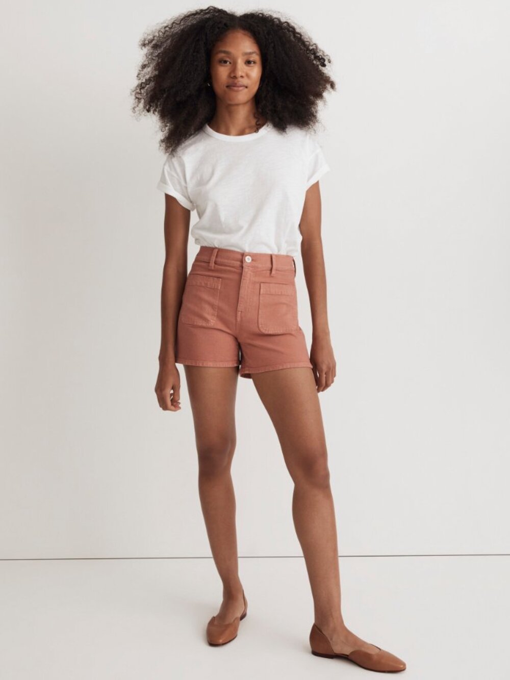 Madewell Emmett 2.0 shorts - dusty rose size 24